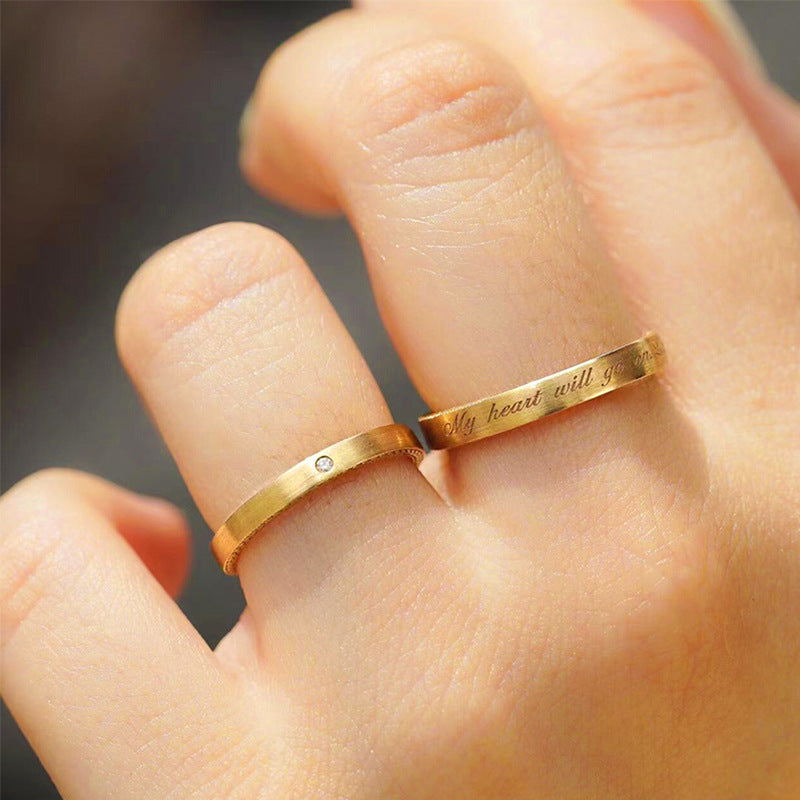 Anillos de pareja de plata esterlina al por mayor